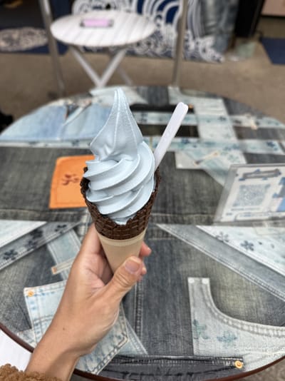 Denim Soft Serve at Shonan Denim Street