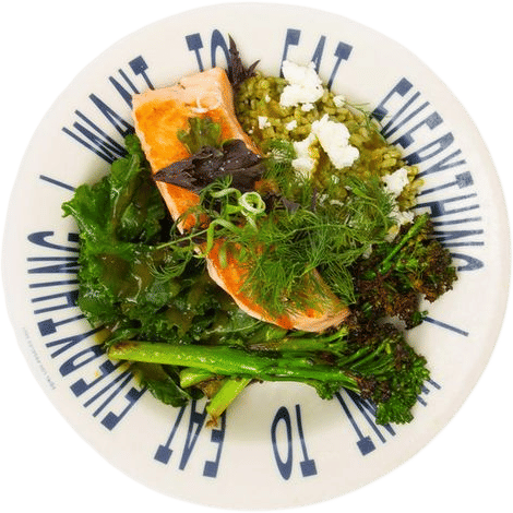 Salmon Sorrel Pesto Rice