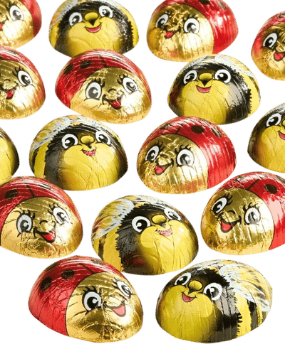 Milk Chocolate Bumblebees and Ladybugs