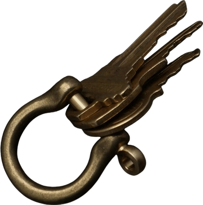 Brass Screw Keyring