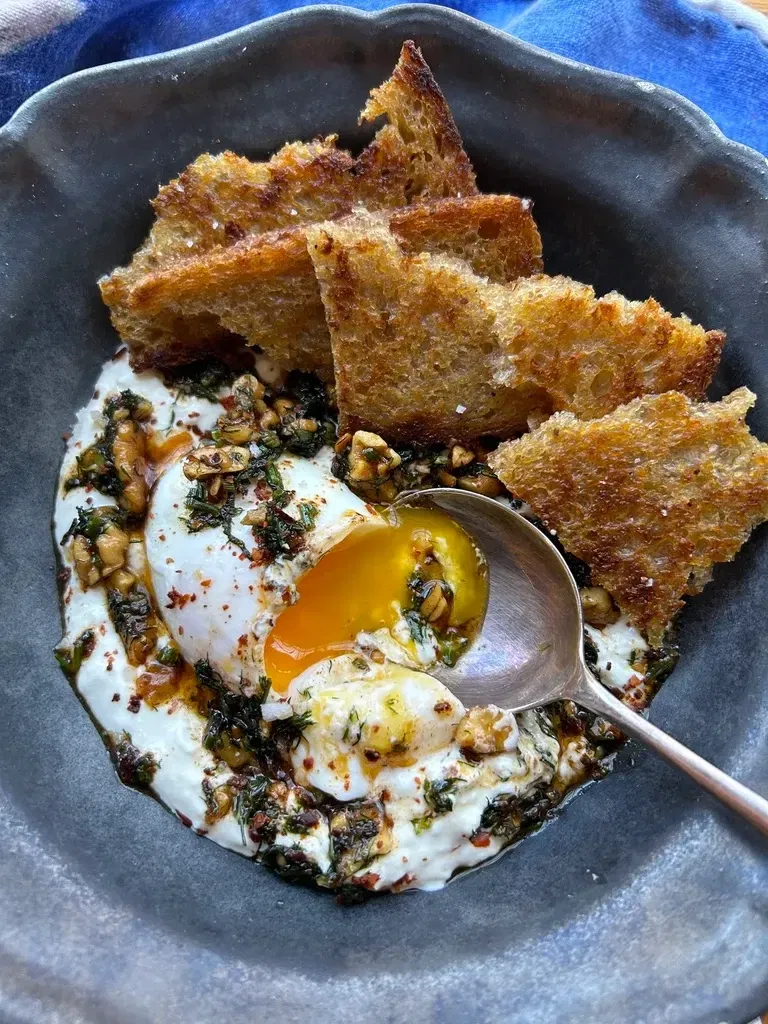 Turkish-Style Egg (Carla Lalli)