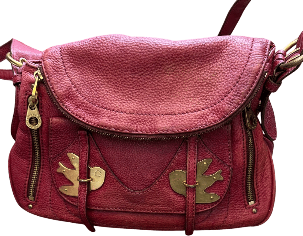 Vintage Marc by Marc Jacobs Petal to the Metal Natasha/Sasha Red/Burgundy
