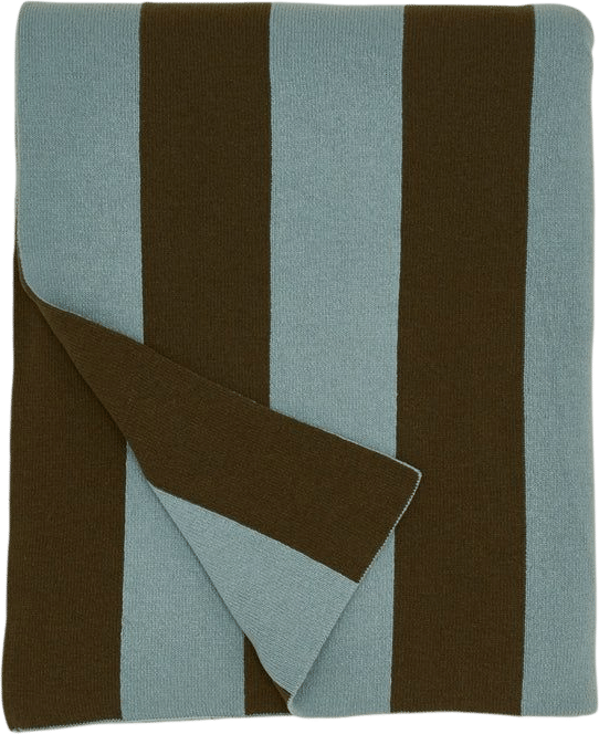 Striped Throw - Sage/Olive