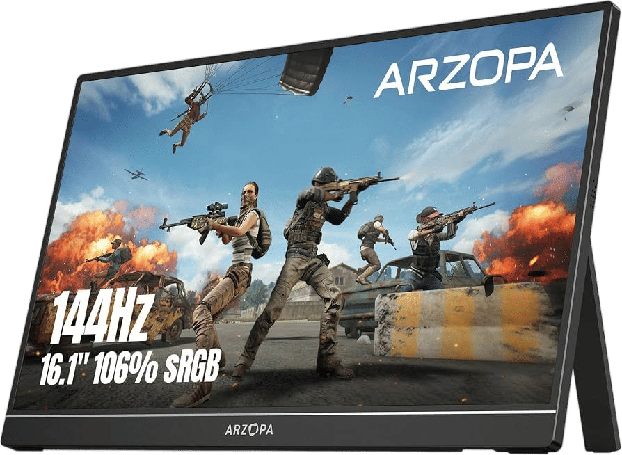 Arzopa 16.1'' 144Hz Portable Gaming Monitor Z1FC