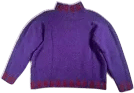 Wool and Silk Purple Red Sweater