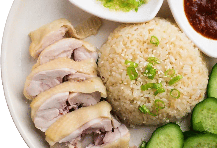 The Best Chicken and Rice Dish (Hainanese Chicken Rice)