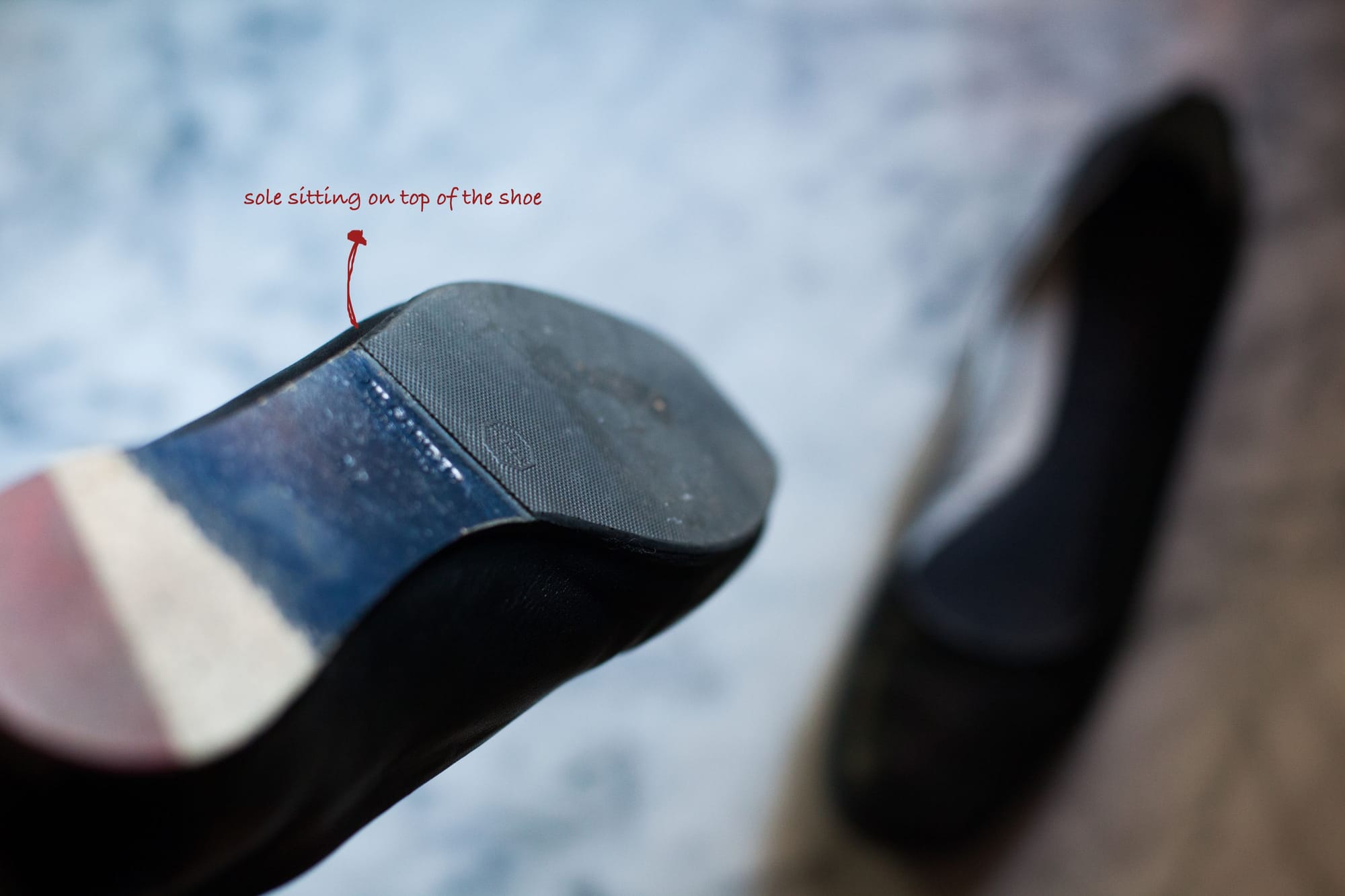 Replace your leather soles with rubber