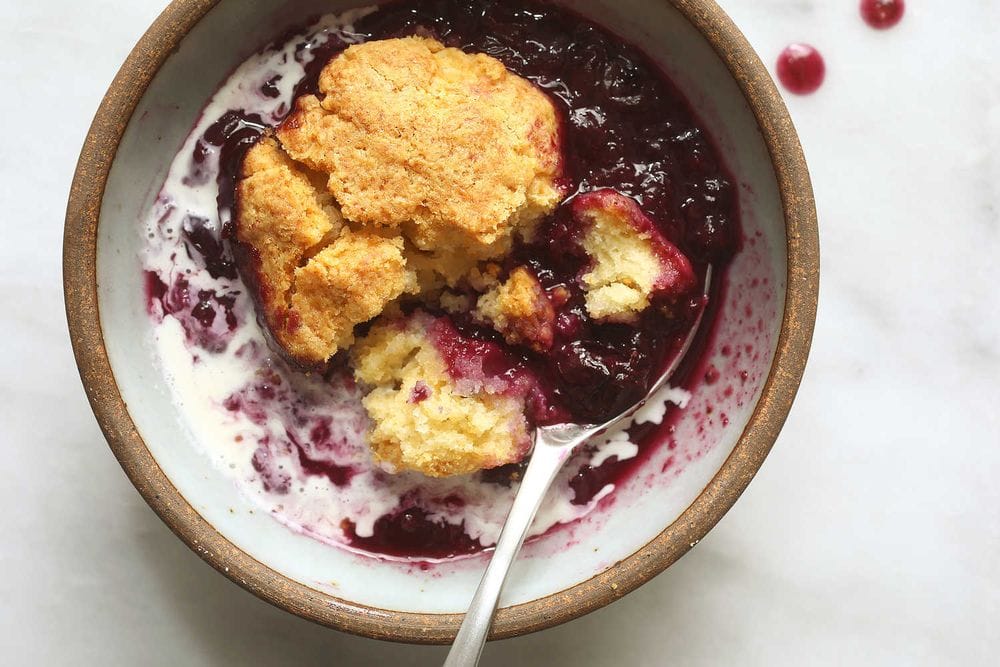 Chez Panisse’s Blueberry Cobbler (NYT gift link)