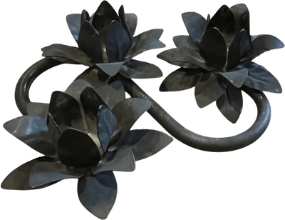 Vintage Lotus Candle Holder
