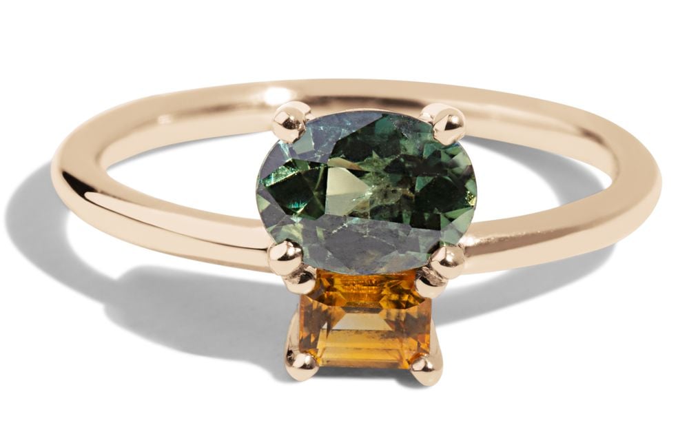 Orla Cluster Sapphire Ring