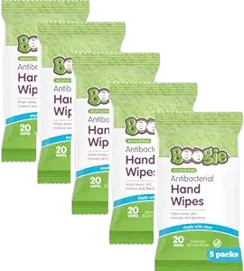 Boogie Antibacterial Hand Wipes