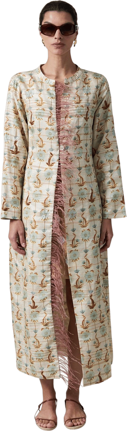 Chan Luu Vienna Lightweight Coat Chrysanthemum