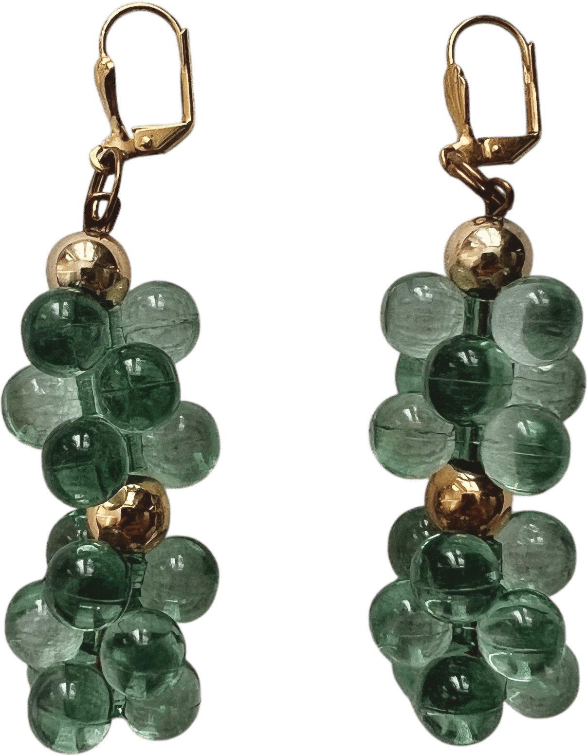 Vintage Gold Bubble Earrings