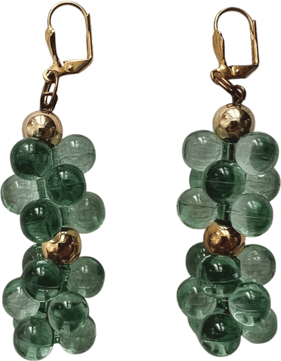 Vintage Gold Bubble Earrings