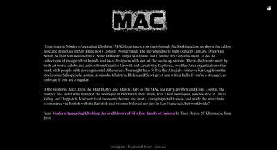 Modern Appealing Clothing (MAC)