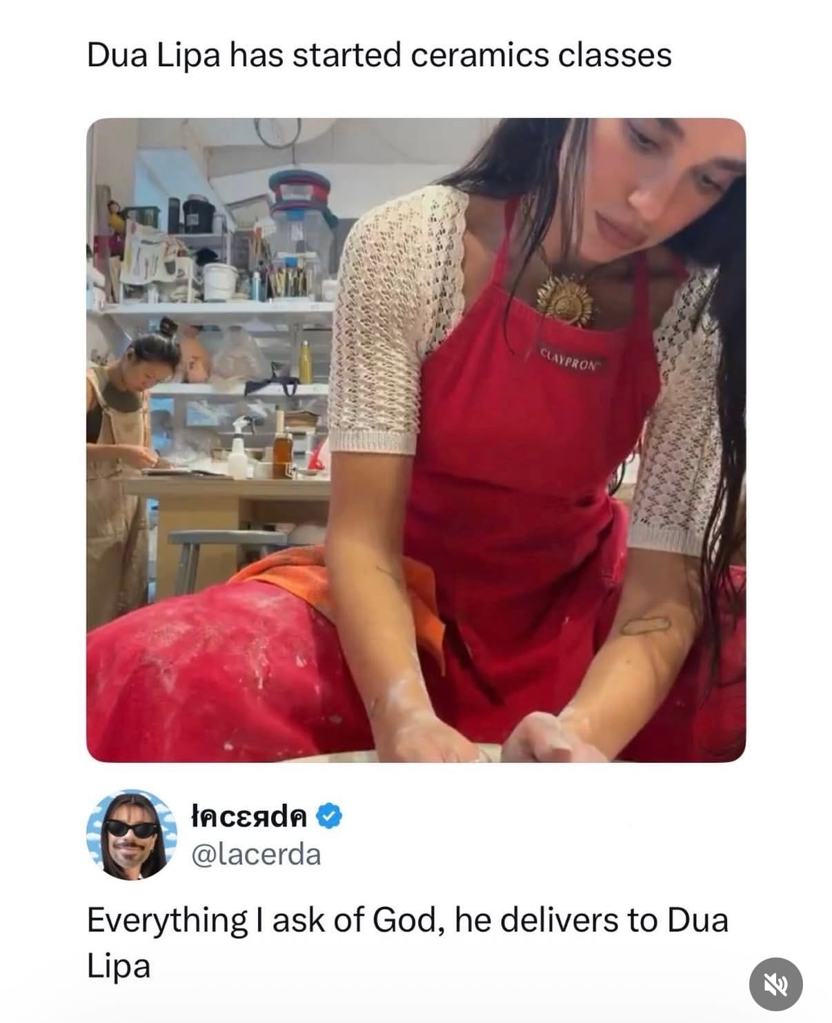 Dua Lipa getting what I want