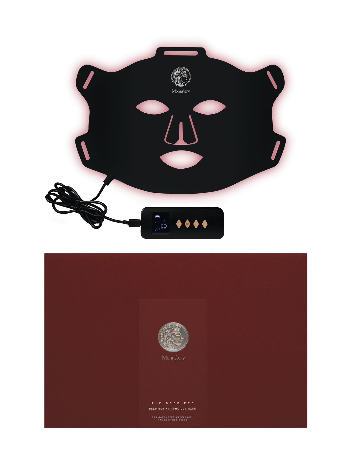 Monastery - Deep Red LED Mask