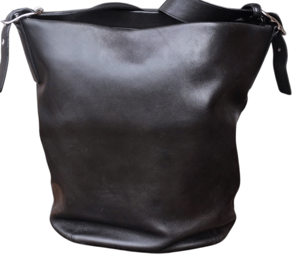 vintage coach bucket tote