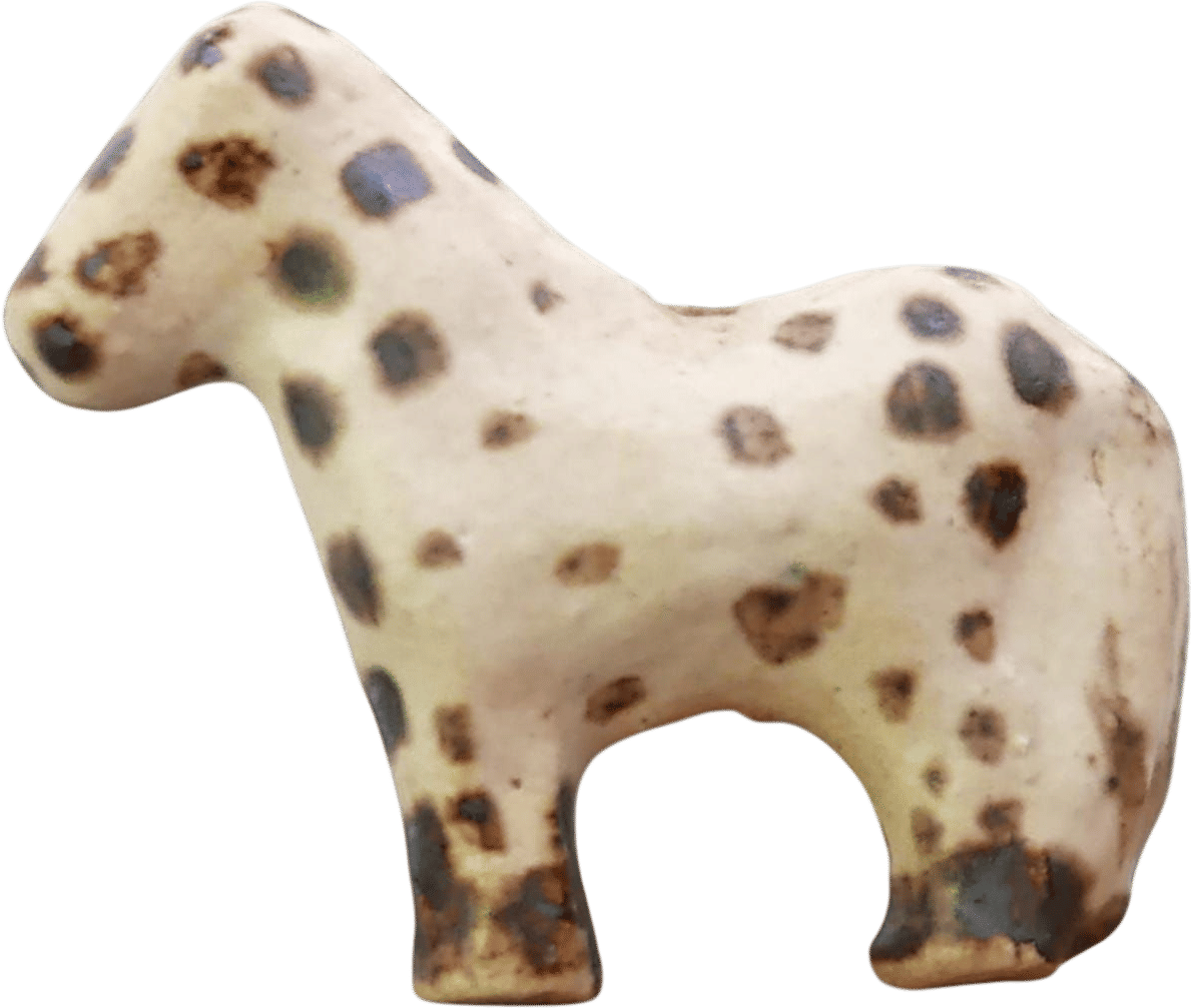 Stoneware Pendant Horse