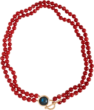 Liz's Labradorite Toggle Necklace