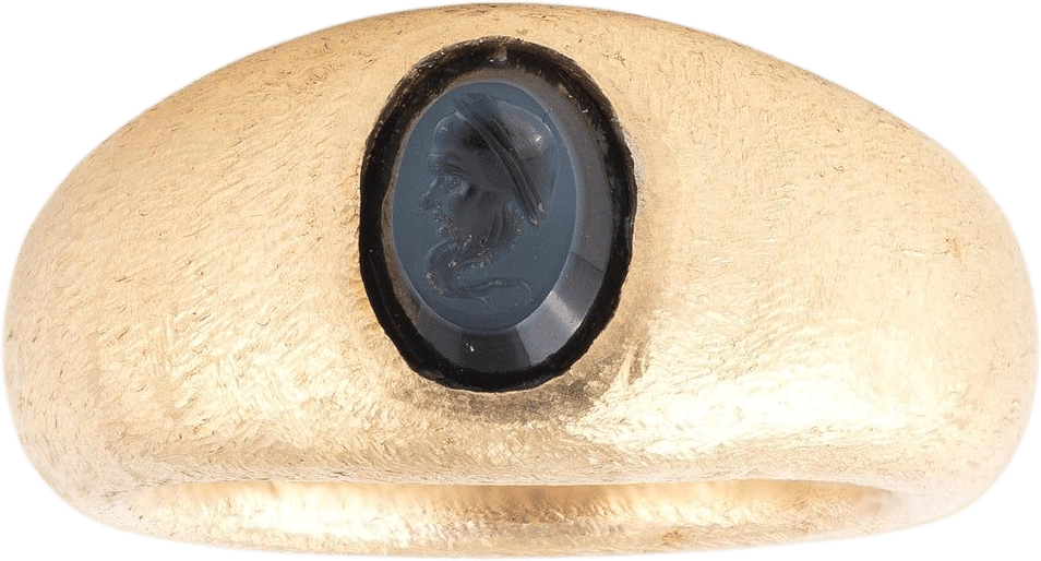 Ancient Roman Gold Intaglio Ring