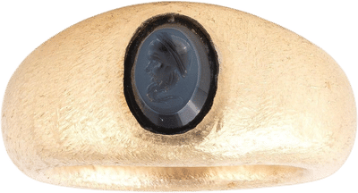 Ancient Roman Gold Intaglio Ring