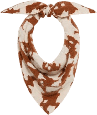 Guest In Residence Grizzly Cowhide Scarf
