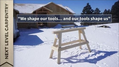 Professional Carpenter's Sawhorses