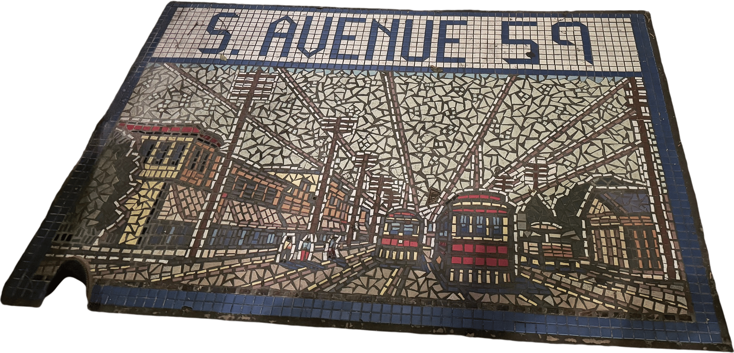 Sidewalk Mosaics in Highland Park, LA