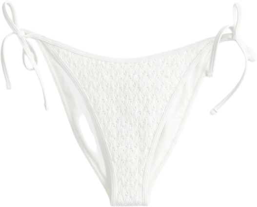 Crochet-Style Sequin Bikini Bottom