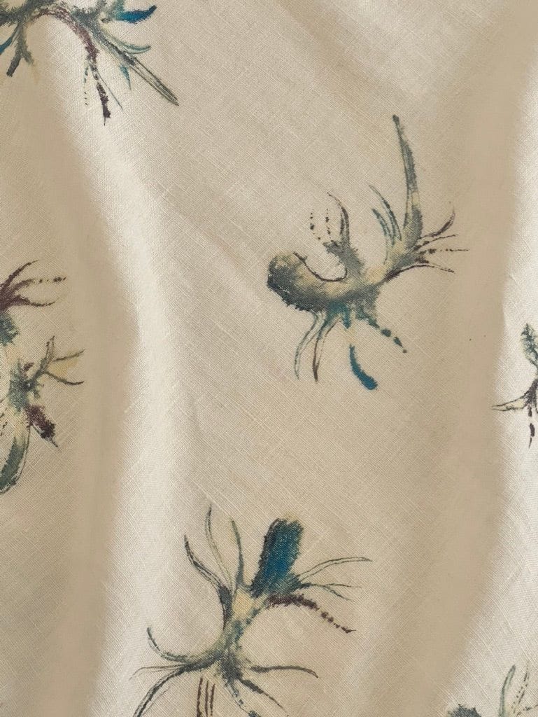 Hand Painted Fabric by the Meter