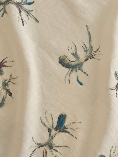 Hand Painted Fabric by the Meter