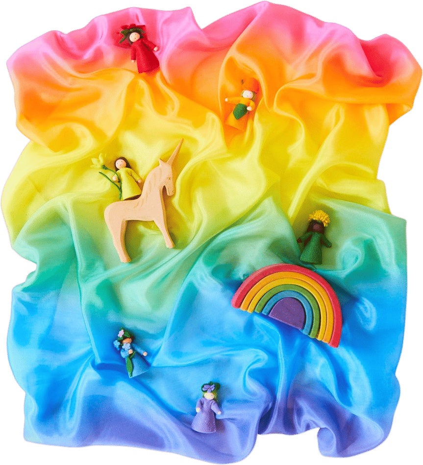 Rainbow Enchanted Playsilk