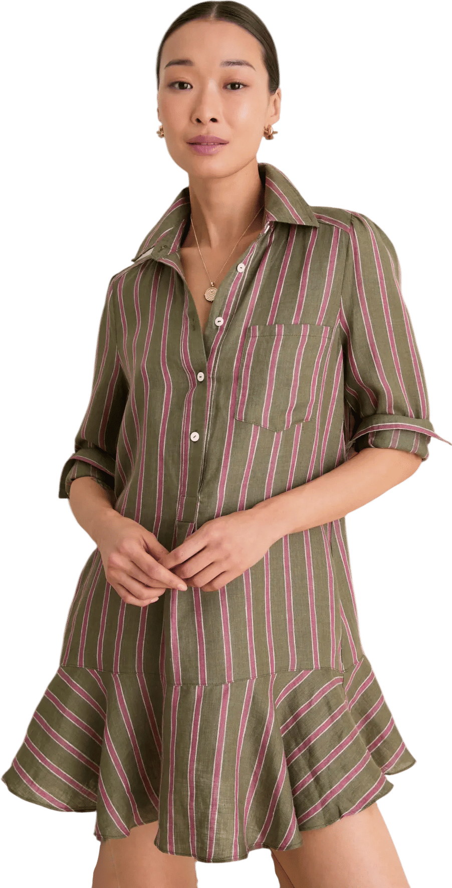 Royal Shirt Dress