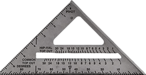 CRAFTSMAN CMHT42790 7 IN ALUMINUM RAFTER SQUARE