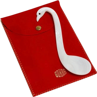 Swan Spoon, Mother of Pearl