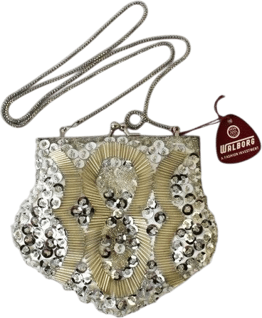 Vintage Walborg Bead Sequin Evening Purse
