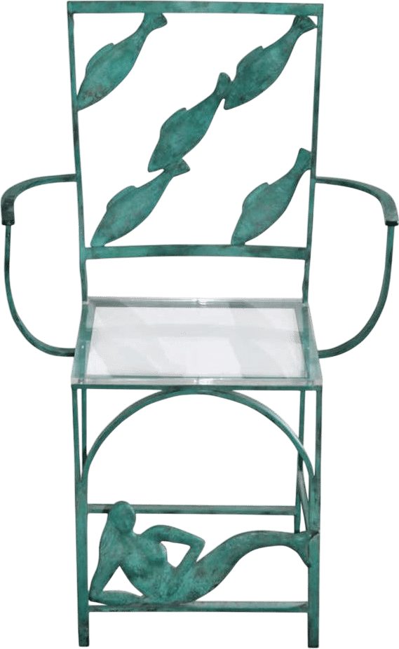 Metal Chair by Jacques Pierre Dufresne