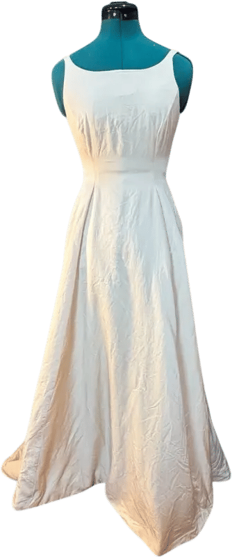 90s silk in cream (XS)
