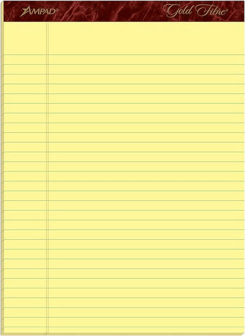 Gold Fibre Notepad