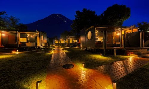 A private night under Mt. Fuji