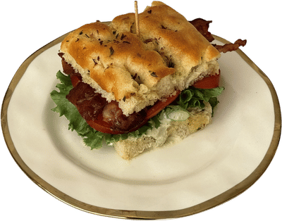 BLT on Homemade Focaccia Recipe