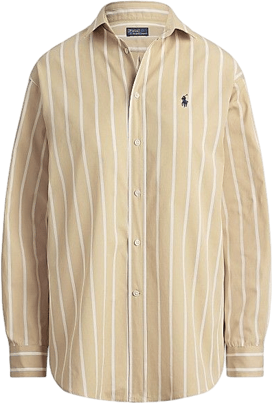 Striped Button-Down Shirt