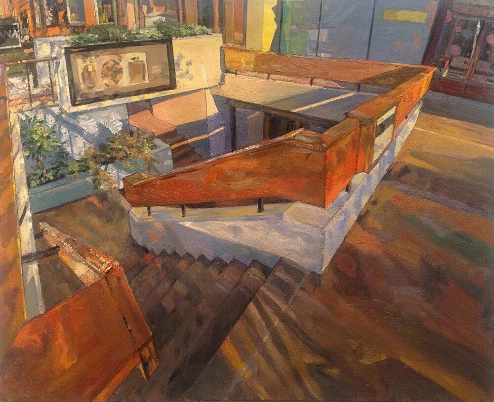 Stairs Below 20 August 2013 by George Nick
