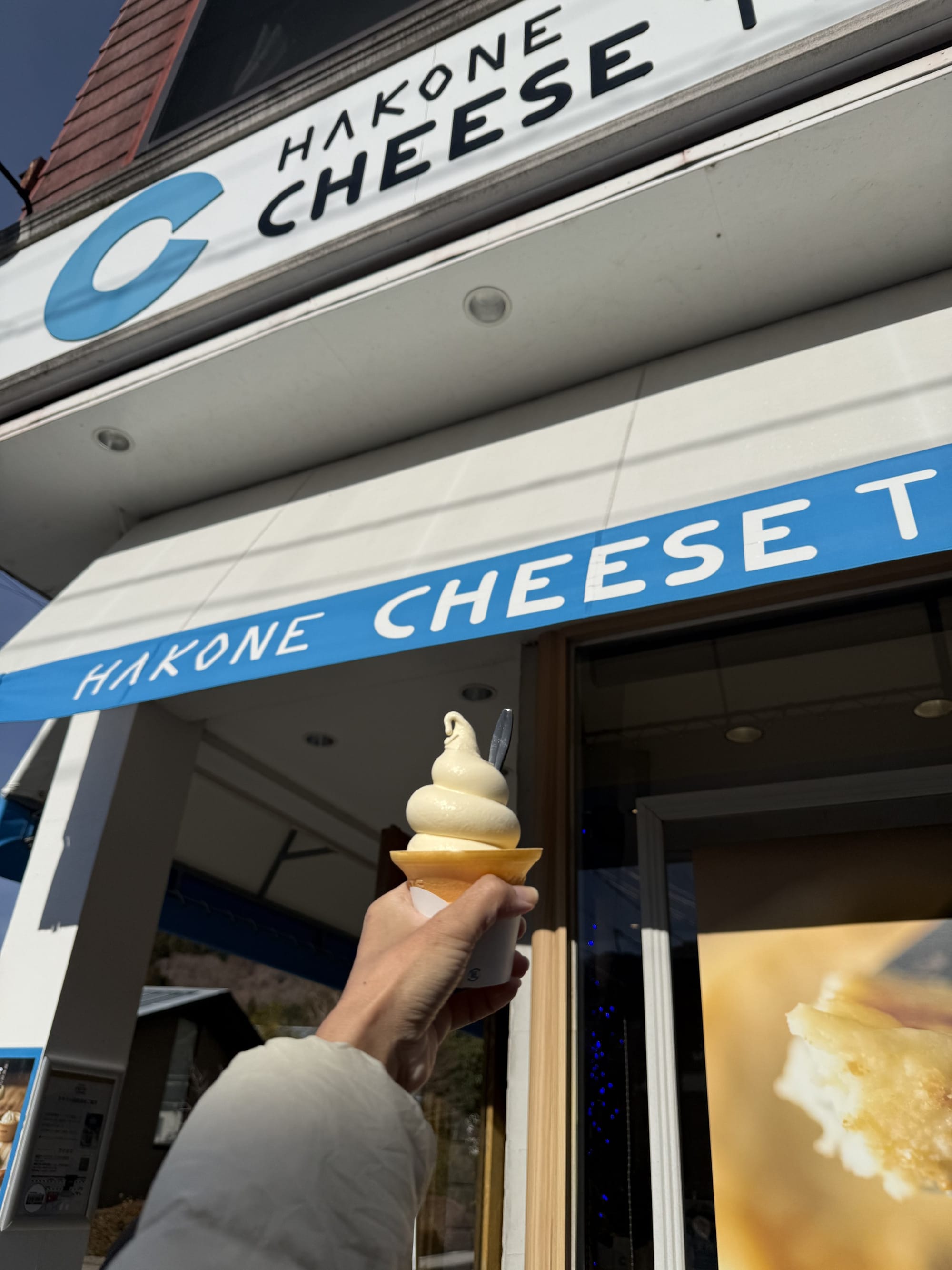 Cheese Soft Serve at Hakone Cheese Terrace