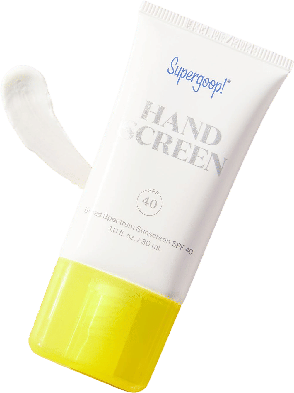 Putting sunscreen on your hands