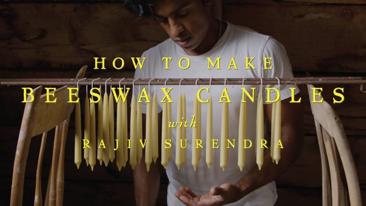 How to Make Beeswax Candles