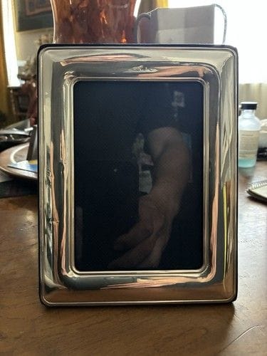 Italian Sterling Silver Picture Frame 3x5 5x7