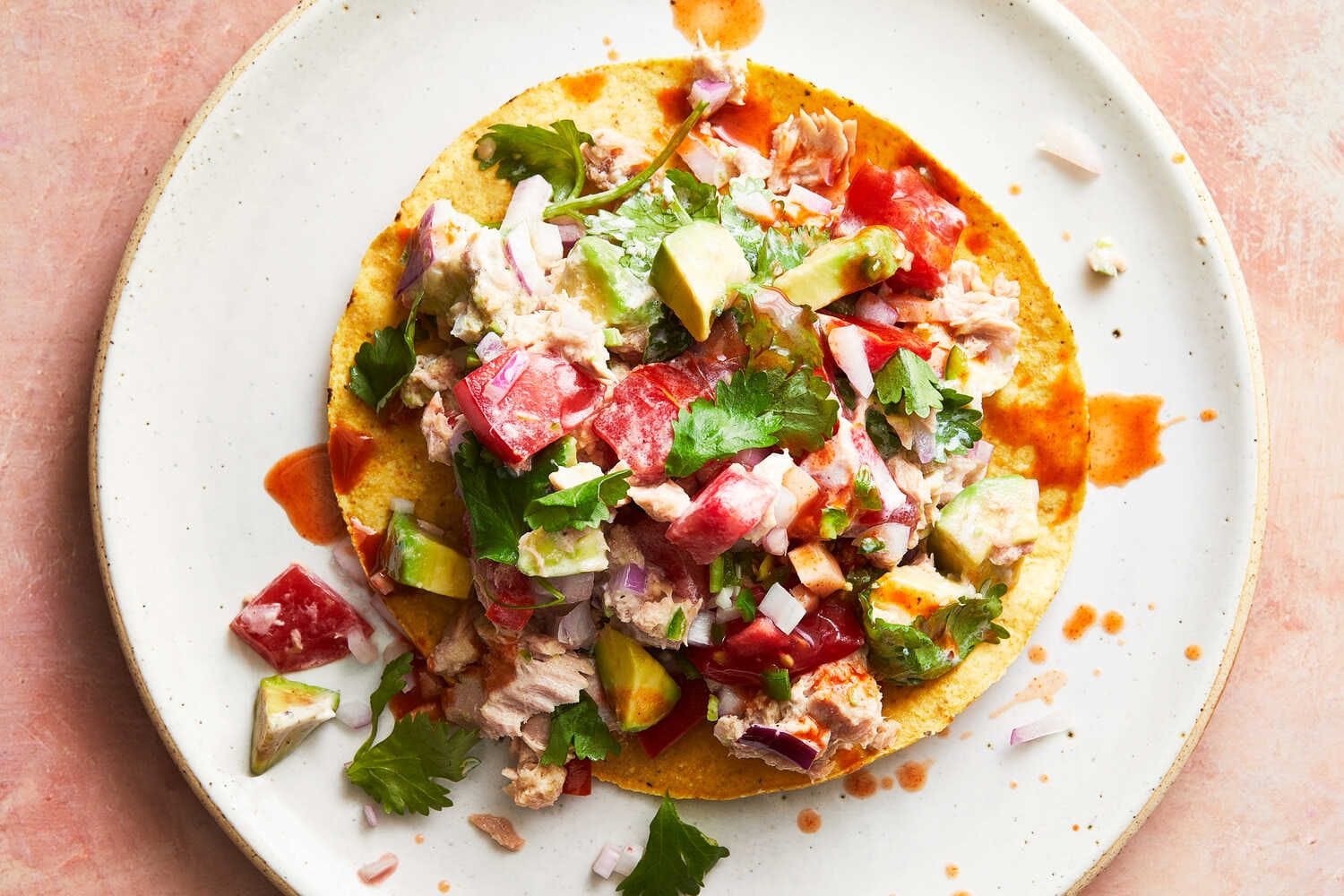 Spicy Tuna and Avocado Tostadas Recipe