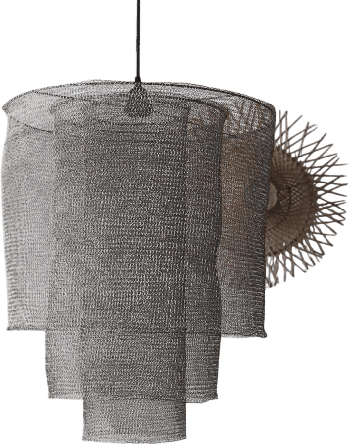 Hand Knitted Stainless Steel Wire Mesh Lampshade